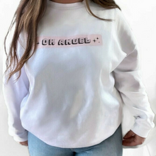 Load image into Gallery viewer, White Ok Angel Crewneck
